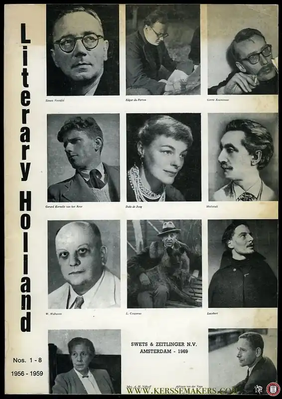 Literary Holland. Nos. 1-8, 1956-1959. Literary Holland. Quarterly Bulletin of the Foundation for the Promotion of the Translation of Dutch Literary Works. Herengracht 400, Amsterdam-C. - Aa Actieprijs