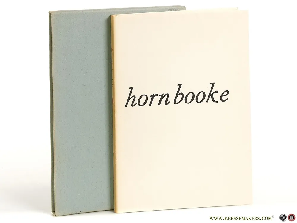 The guls hornbooke. First published at London, 1609 reprinted in 1960 for the members of de Roos, Utrecht. - Dekker, Thomas. Bestseller