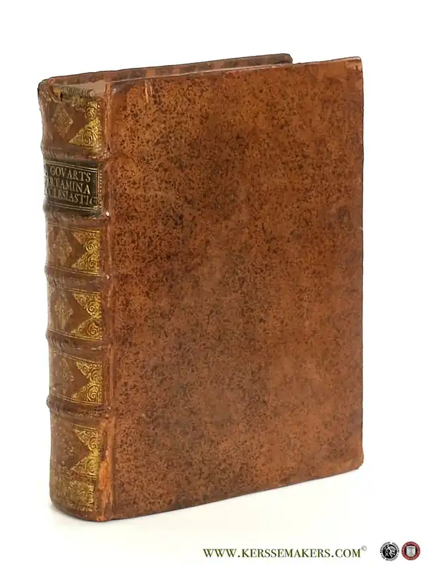 Certamina ecclesiastica. [ Tiuli Opusculorum quae in hoc Libro continentur I. Certamen immunitatis Sacerdotum Belgii in causis personalibus praecipuè criminalibus &c. II. Certamen pro immunitate Ecclesiastica, seu asylo &c. cum Appendice, in tres partes distributum. III. Replica contra Libellum typis Nicolai Braauw Harlemii editum Anno 1703. sub nomine Martini de Swaen S.T.D. &c. IV. Motivum Juris pro bove triturante &c. cum Appendice duplici. V. Motivum Juris de Placeto Regio, in tres Dialogos digestum &c. - Govarts, Petri ( Petrus ). Actieprijs