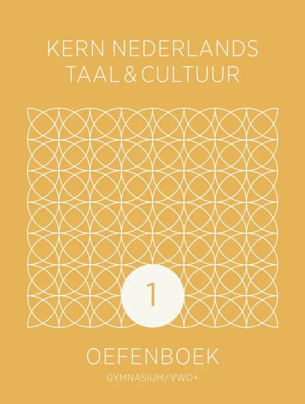 KERN Nederlands taal & cultuur ed 2 oefenboek gymnasium/vwo+ 1 / Druk 1 Direct Verzonden