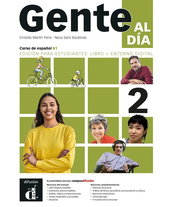 Korting Gente al día 2. Edición para estudiantes: libro + entorno digital / 1 Edition