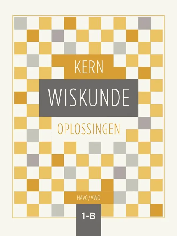 Direct Verzonden KERN Wiskunde Havo/Vwo leerjaar 1 deel B Oplossingen / Druk 1