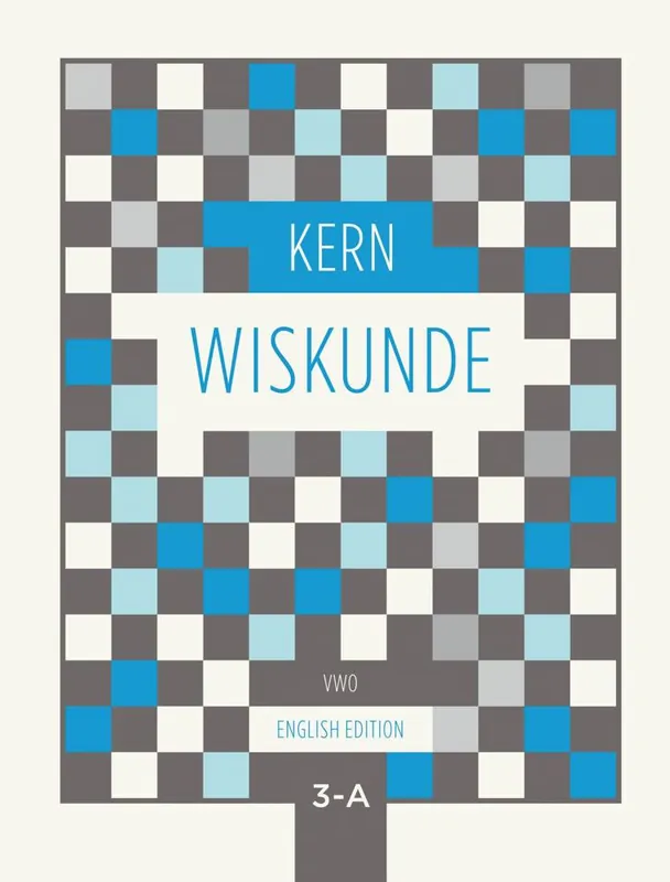 Gecertificeerd KERN Wiskunde 3 vwo English edition Leerboek A / 1st Edition