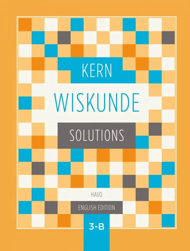 KERN Wiskunde Havo Year 3 part B Worked Solutions / 1st Edition Direct Verzonden