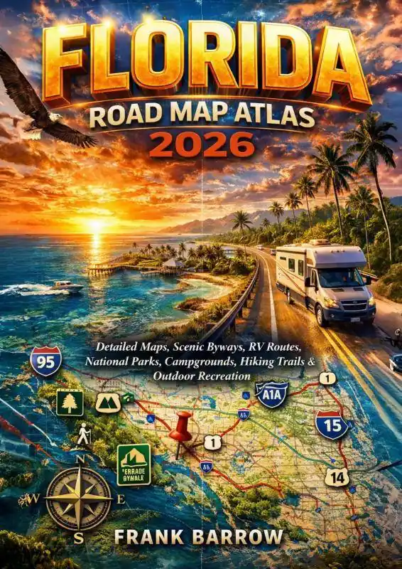 Laatste Kans Florida Road Map Atlas 2026 / 1st Edition
