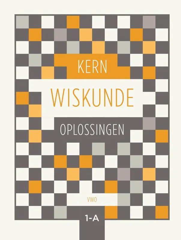 Populair KERN Wiskunde oplossingenboek vwo 1 deel A / Druk 1