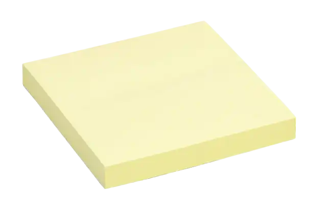 Laatste Kans Memoblok Quantore 76x76mm geel 100 vel / 1 stuk
