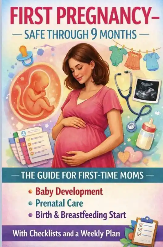Premium FIRST PREGNANCY – SAFE THROUGH 9 MONTHS: THE GUIDE FOR FIRST-TIME MOMS Baby Development, Prenatal Care, Birth & Breastfeeding Start / 1st Edition