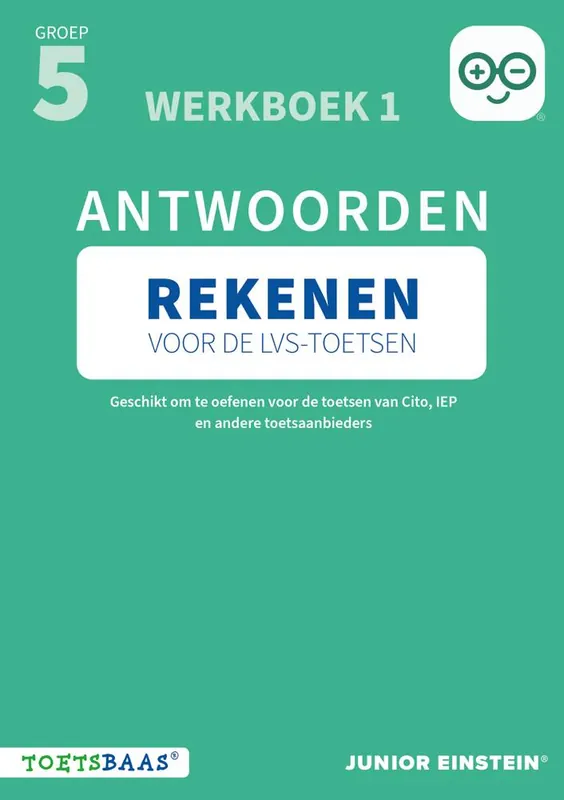 Fabrieksprijs Rekenen voor de LVS-toetsen - Groep 5 - Antwoordenboek 1 / Druk 1