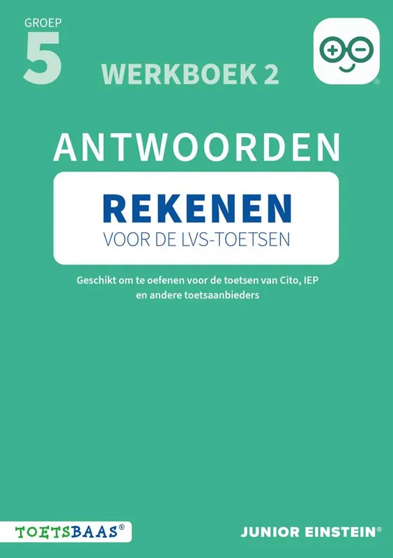 Rekenen voor de LVS-toetsen - Groep 5 - Antwoordenboek 2 / Druk 1 Weekendaanbieding