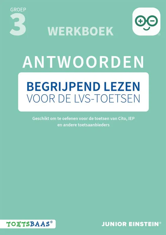Premium Begrijpend lezen voor de LVS-toetsen - Groep 3 - Antwoordenboek / Druk 1