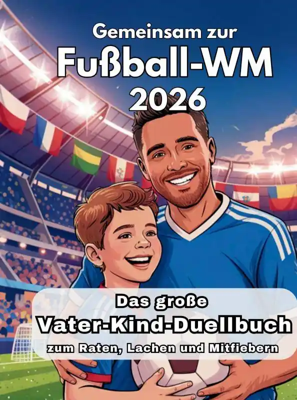 Gecertificeerd Das große Vater-Kind-Duellbuch - Gemeinsam zur Fußball-WM 2026 / 1 Edition