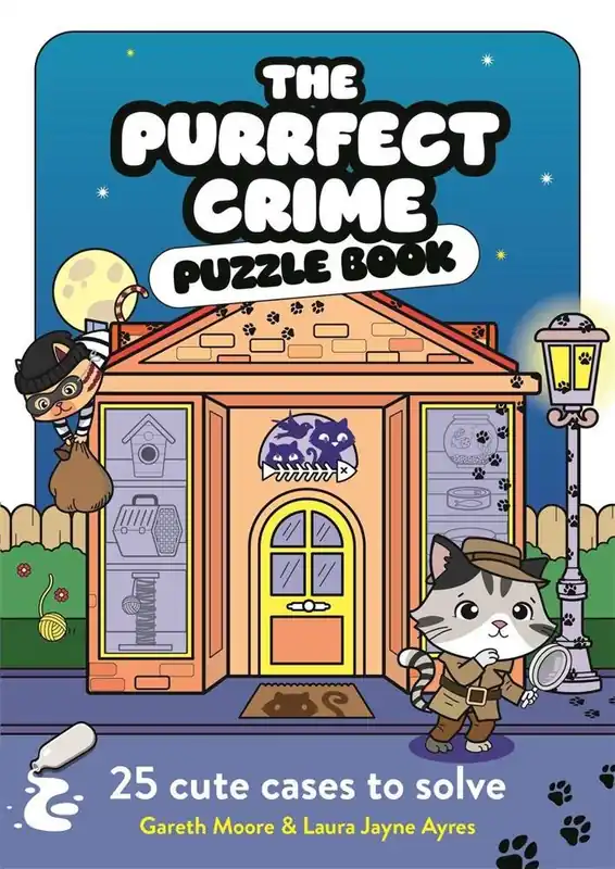 The Purrfect Crime Puzzle Book Seizoensaanbieding