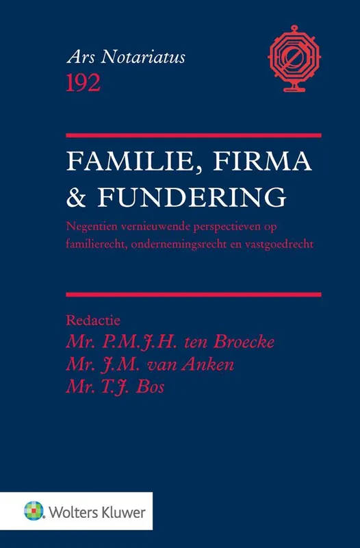 Familie, Firma, Fundering / Druk 1 Seizoensaanbieding