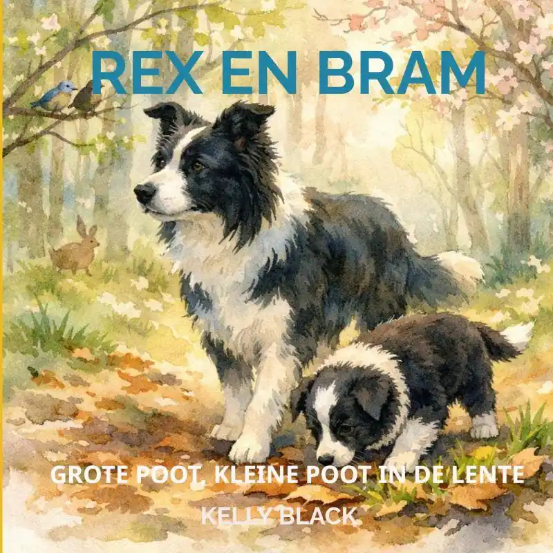 Uitverkoop Rex en Bram in het lente bos / Druk 1