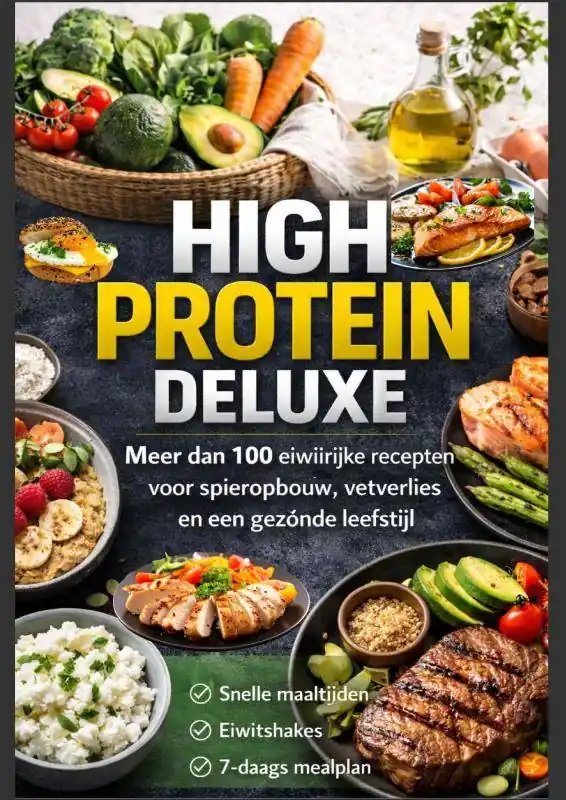 High Protein Deluxe – Meer dan 100 eiwitrijke recepten voor spieropbouw, vetverlies en een gezonde leefstijl / Druk 1 Flitsaanbieding