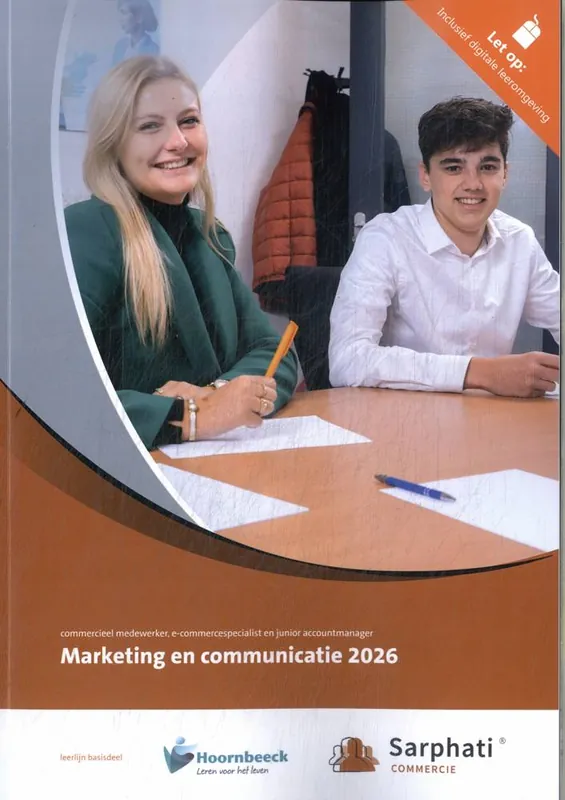 Fabrieksprijs Marketing & Communicatie voor Hoornbeeck | versie 2026 | combipakket / Druk 1