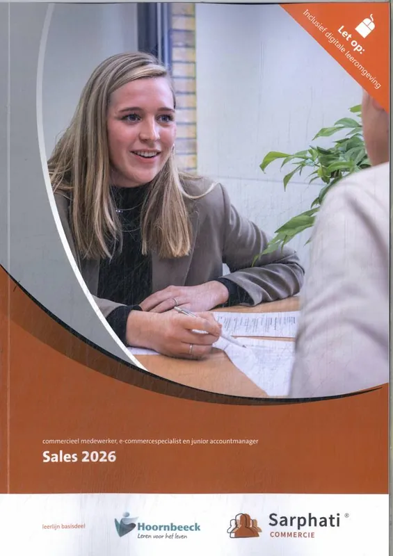 Sales voor Hoornbeeck | versie 2026 | combipakket / Druk 1 Exclusieve Aanbieding