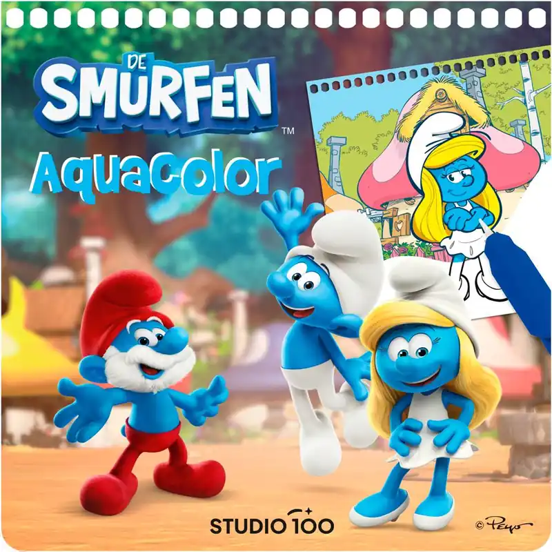 De Smurfen: kleuren met water - Aqua color / Druk 1 Shop Nu