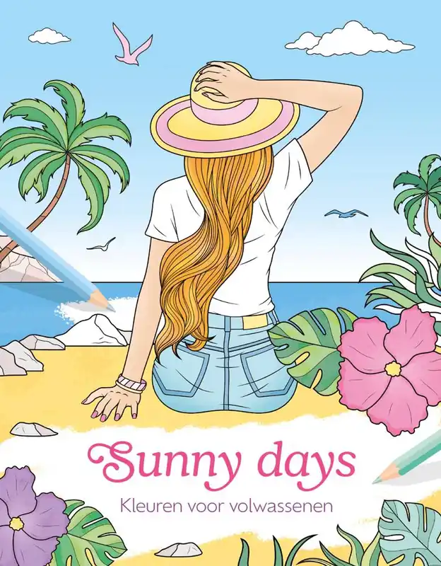Sunny days - Kleuren voor volwassenen / Druk 1 Gratis Retour