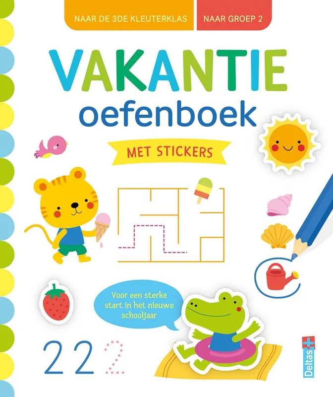 Laatste Kans Vakantie oefenboek met stickers (naar de 3de kleuterklas / naar groep 2) / Druk 1
