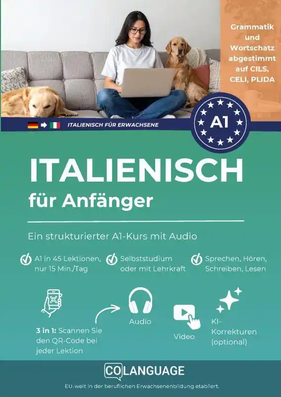 Premium Italienisch für Anfänger – Ein strukturierter A1-Kurs mit Audio / 1 Edition