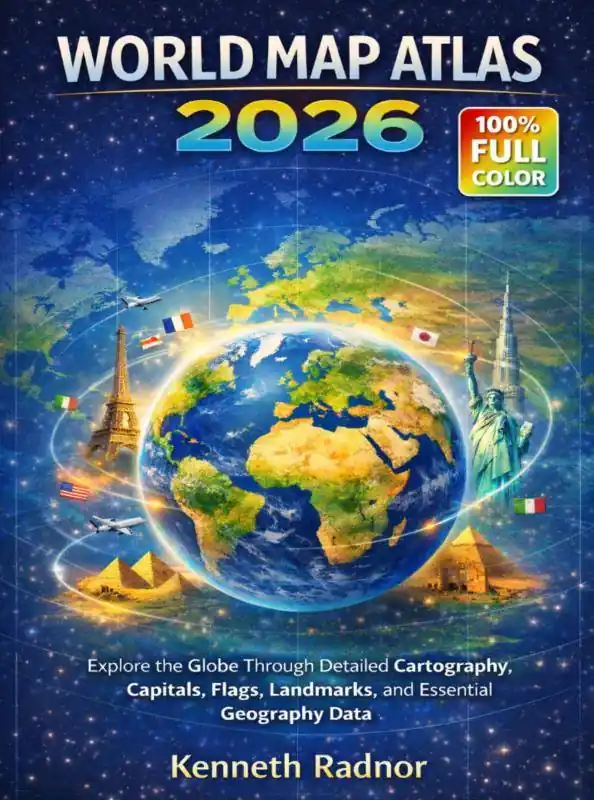 WORLD MAP ATLAS 2026 / 1st Edition Seizoensaanbieding