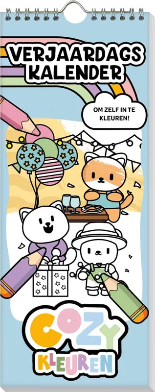 Verjaardagskalender - Cozy / Druk 1 Direct Beschikbaar