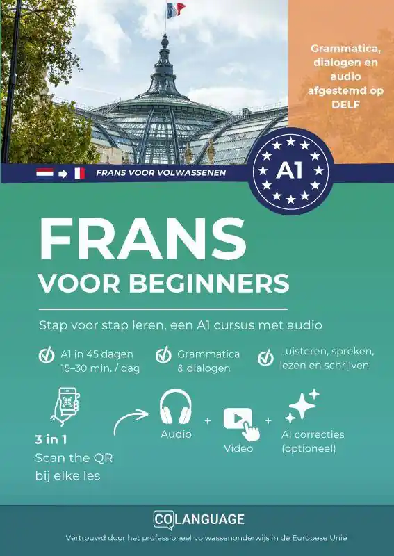 Frans voor beginners: Stap voor stap leren, een A1 cursus met audio / Druk 1 Lage Prijs