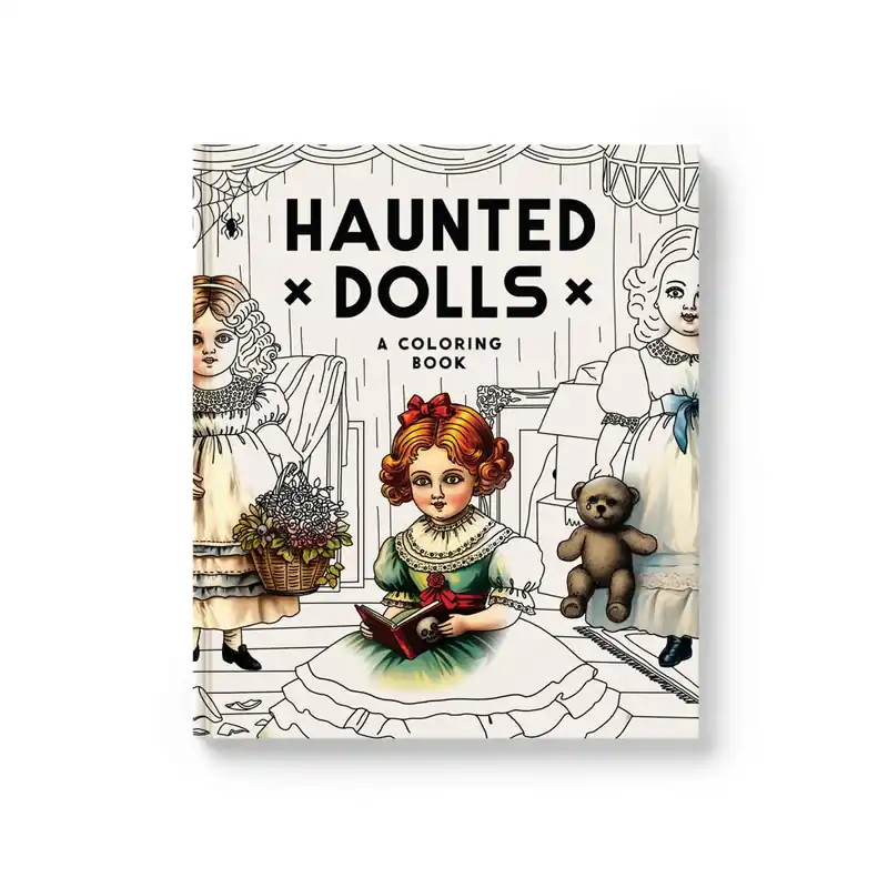 Haunted Dolls Coloring Book Hete Deal