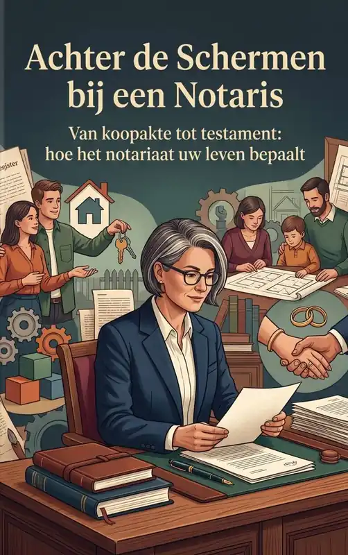 Achter de Schermen bij een Notaris / Druk 1 Rechtstreeks Van De Fabrikant