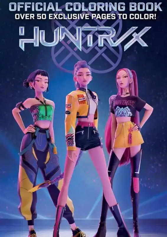 HUNTR/X Coloring Book – 50+ Exclusive Pages / 1st Edition Korting