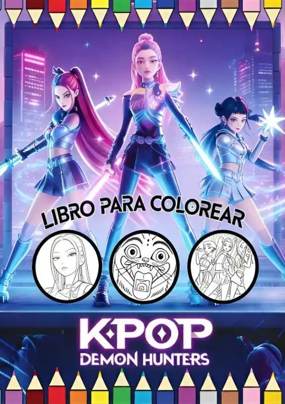 Koop Vandaag Libro para colorear Artistas del Futuro K-P0P / 1 Edition