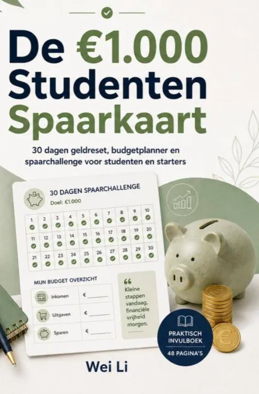 Finale Uitverkoop De €1.000 Studenten Spaarkaart / Druk 1