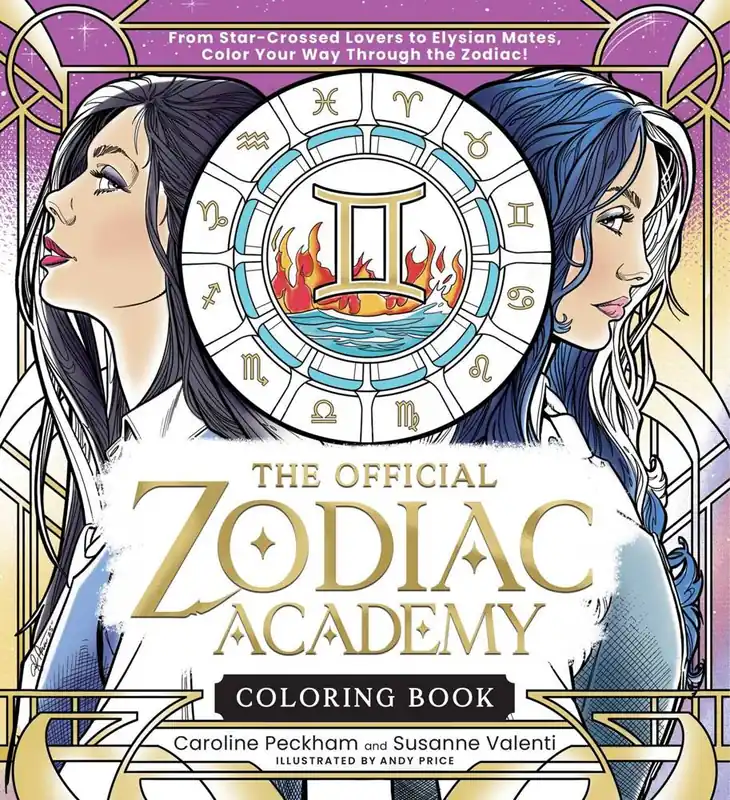 The Official Zodiac Academy Coloring Book / 1st Edition Flitsaanbieding